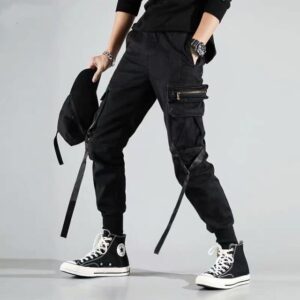 New Streetwear Men s Multi Pockets Cargo Harem Pants Hip Hop Casual Male Track Pants Joggers 5.jpg 640x640 5