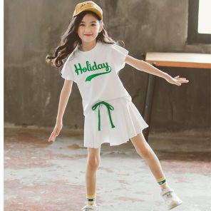 New Summer Girl Sports Clothing Set Baby Short Sleeve T shirts skirt Pants 2pc Children Trendy 2.jpg 640x640 2