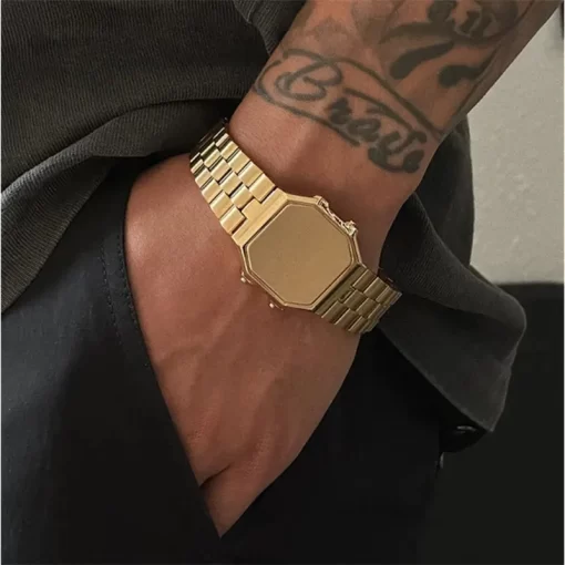 Niche Design Timeless Watch Bracelet Chain Korean Style Ins Hip Hop Personality Fashion Retro Accessories Male 1