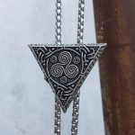 Original design bolotie alloy triangle bolo tie for