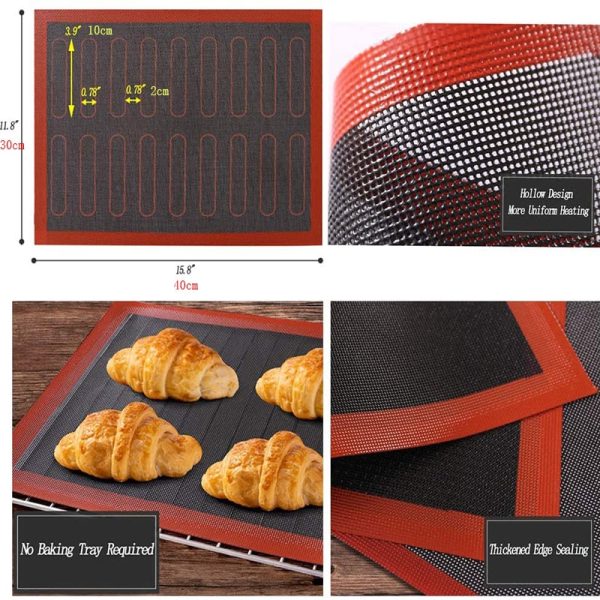 Perforated Silicone Baking Mat Non Stick Oven Sheet Liner Bakery Tool For Cookie Bread Macaroon Kitchen 2