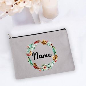 Personal Custom Name Flower Makeup Bag Pouch Travel Outdoor Girl Women Cosmetic Bags Toiletries Organizer Lady 1.jpg 640x640 1