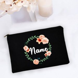 Personal Custom Name Flower Makeup Bag Pouch Travel Outdoor Girl Women Cosmetic Bags Toiletries Organizer Lady 14.jpg 640x640 14