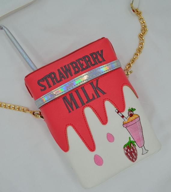 Personality Milk Box Shape Shoulder Bag Strawberry Lemon printed drink bottle shape bag with straw femle 1.jpg 640x640 1