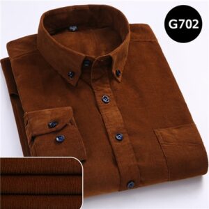 Plus Size 6xl Autumn winter Warm Quality 100 cotton Corduroy long sleeved button collar smart casual 1.jpg 640x640 1