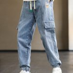 Plus Size Men s Cargo Jogger Jeans Hip