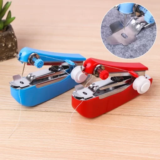 Portable Sewing Machine Small Handheld Multi Sewing Machine Household Simple Needlework Manual Crop Repair Clothes Fabric