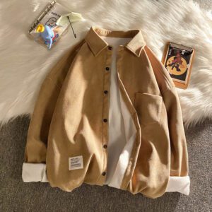 Privathinker Corduroy Fleece Thicken Mens Autumn Winter Shirts Loose Warm Long Sleeve Casual Blouse Fashion Male.jpg 640x640