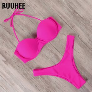 RUUHEE Bikini Swimwear Women Swimsuit 2022 Leopard Brazilian Bikini Set Push Up Bathing Suit Female Summer 12.jpg 640x640 12