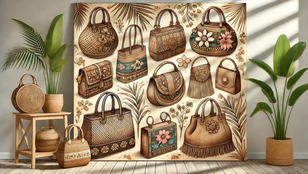 Rattan bag history