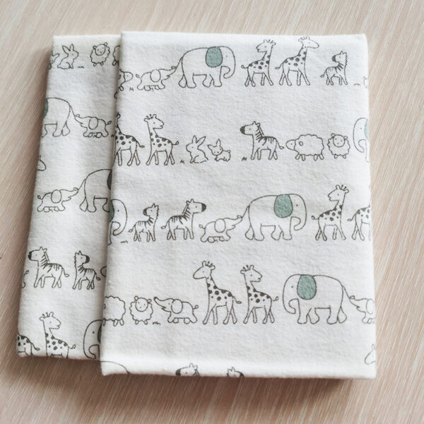 Receiving Baby Blankets Newborn Cotton Flannel Diapers 1pcs 75X75cm 1