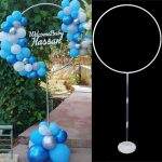 Round balloon stand arch balloons wreath ring for