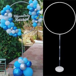 Round balloon stand arch balloons wreath ring for wedding decoration baby shower kids birthday parties Christmas