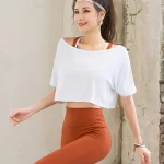 S XL Sport Shirts Women Yoga Crop Tops