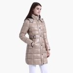 SANTELON Winter Windproof Warm Parkas With Hooded Long