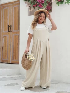 Boho Chic Wide Leg Jumpsuit - A fashionable garment featuring loose-fitting wide legs, embodying the bohemian chic style. #BohoFashion #WideLegJumpsuit