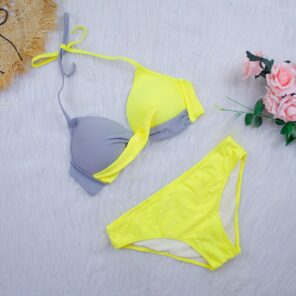 Sexy Bikini Push Up Swimwear Women Biquini Feminino 2021 Mujer Swimsuit Tanga Swimming Bathing Suit Plus 1