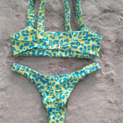 Sexy Micro Bikini 2021 Women Orange Leopard Push Up Padded Thong Swimsuit Female Cut Out Bathing 7.jpg 640x640 7