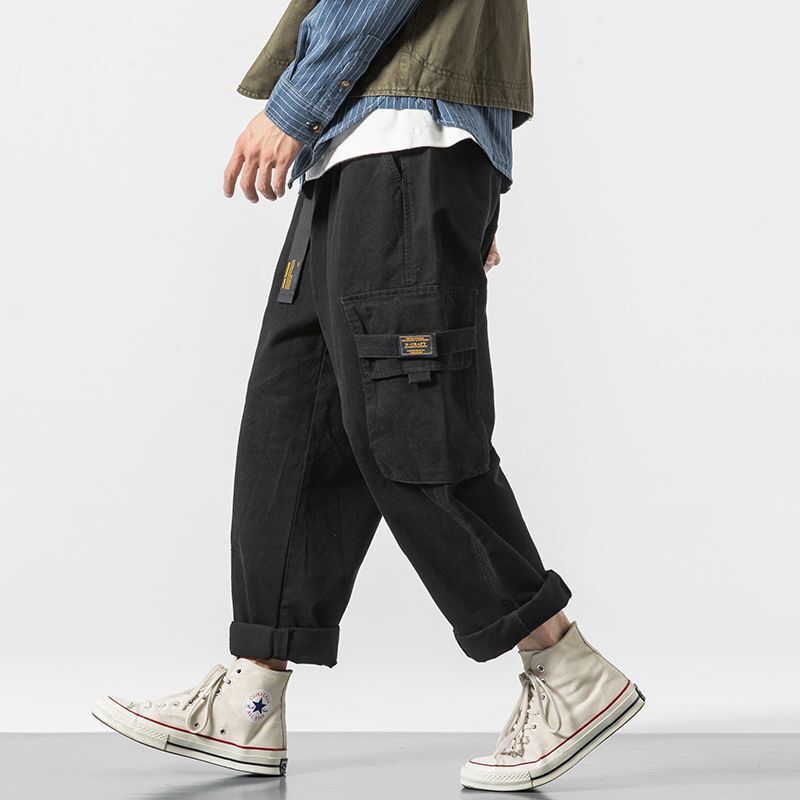 Harajuku Militaire: Side-Pocket Cargo Harem Joggers in Army Green ...