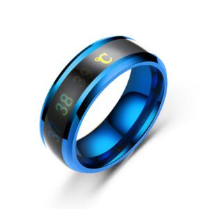 Smart Sensor Body Temperature Ring Stainless Steel Fashion Display Real time Temperature Test Finger Rings.jpg 640x640