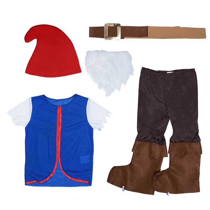 Snailify Toddler Gnome Costume For Boy Christmas Elf Costume Fairy Tale Seven Dwarfs Cosplay For Halloween