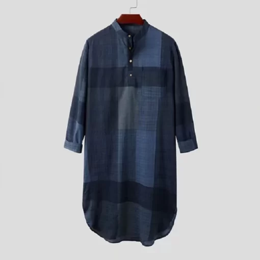 Spring Autumn New Multicolor Fashion Long Sleeve Shirt Man High Street Casual Button Loose Pure Cotton