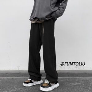 Spring Brown Black Corduroy Pants Men Fashion Retro Casual Pants Men Streetwear Loose Hip Hop Straight 1.jpg 640x640 1