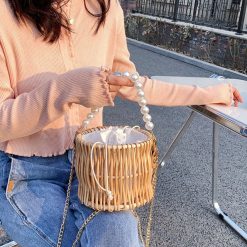 Straw Bags Women s Beach Bag Trend 2021 Summer Bohemian Luxury Designer Handbags Purses Rattan Handmade 4.jpg 640x640 4