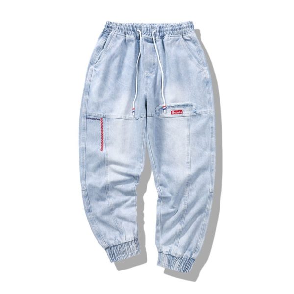 Streetwear Hip Hop Cargo Pants Men s jeans Cargo Pants Elastic Harun pants Joggers Pants 2022 2