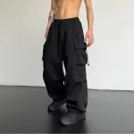 Streetwear Spring Summer Cargo Pants Men Multi pocket