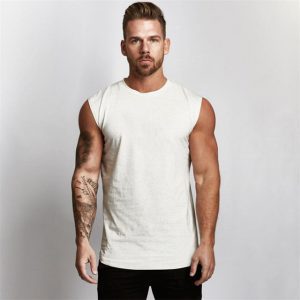 Summer Compression Gym Tank Top Men Cotton Bodybuilding Fitness Sleeveless T Shirt Workout Clothing Mens Sportswear.jpg 640x640