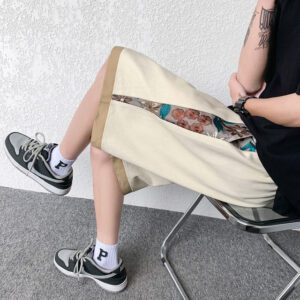 Summer Cotton Embroidery Shorts Men Fashion Casual Flower Shorts Mens Japanese Streetwear Loose Hip hop Straight 3.jpg 640x640 3