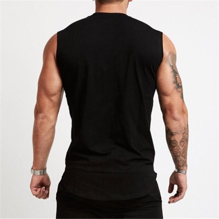Summer Gym Tank Top Men Workout Sleeveless Shirt Bodybuilding Clothing Fitness Mens Sportswear Muscle Vests Men 1