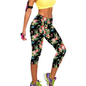 TOIVOTUKSIA Leggings for Women Capris Leggins High Waist Exercise Female Elastic Stretchy Leggings Slim Trousers M 4.jpg 640x640 4