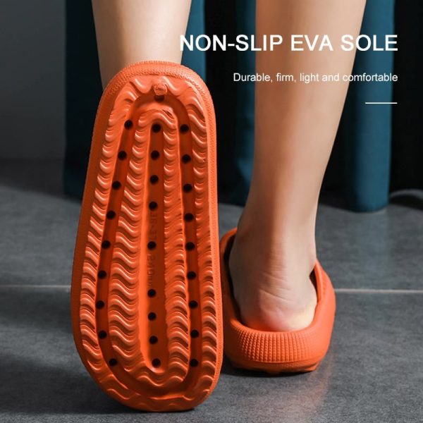 Thick Platform Bathroom Home Slippers Women Fashion Soft Sole EVA Indoor Slides Woman Sandals 2022 Summer 4