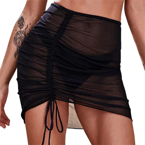 Skirt with Ruffled Overskirt