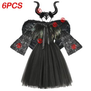 Unicorn Candy Christmas Dress Deluxe Girls Fancy Christening Glam Gownprom Kids Demon Queen Witch Cosplay Maleficent jpg x
