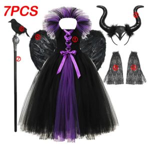Unicorn Candy Christmas Dress Deluxe Girls Fancy Christening Glam Gownprom Kids Demon Queen Witch Cosplay Maleficent jpg x