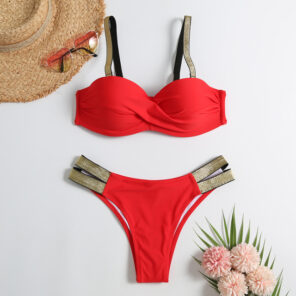 Vintage Retro Bikini Patchwork Swimsuit Thong Brazilian Sexy Swimwear Female 2021 New Summer Micro V bar 6.jpg 640x640 6