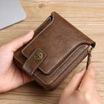 Vintage Small Men s Wallet Pu Leather Short