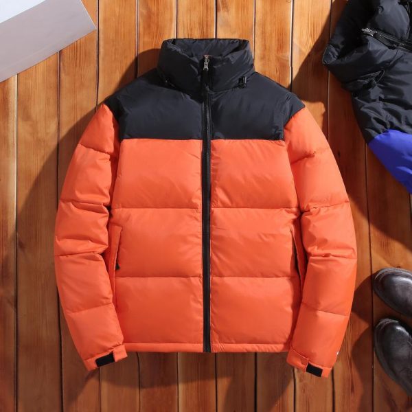 Winter America Brand Parkas Mixed Colors Couple Cotton Coats Casual Stand Collar Warm Down Puffer Jackets 2