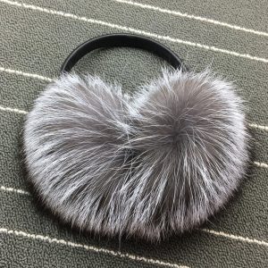 Winter Women Warm Real Fox Fur Earmuffs Girl s Earlap Ultralarge Imitation Ladie s Plush Ear