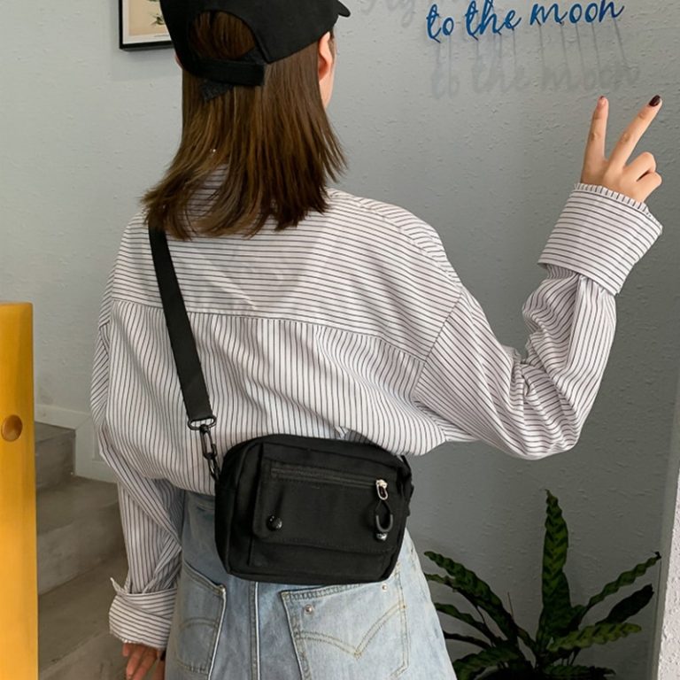 Women Canvas Bag Japan Style Girl Small Bag Shoulder Bags Female Messenger Crossbody Student Bag Purse 3