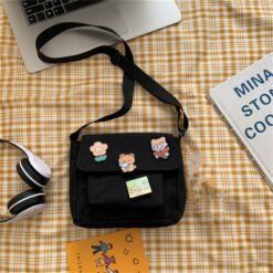Women Canvas Bag Japan Style Girl Small Bag Shoulder Bags Female Messenger Crossbody Student Bag Purse 7.jpg 640x640 7