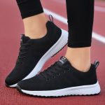 Women Flat Shoes Mesh Light Breathable Ladies Casual