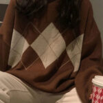 Women Knitted Sweater Fashion Oversized Pullovers Ladies Winter