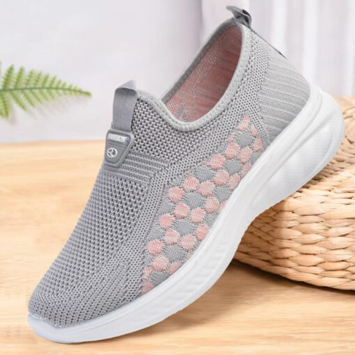 Women Shoes New 2024 Comfort Lightweight Casual Shoes for Women Mesh Breathable Sneakers Women Fashion Flats 1