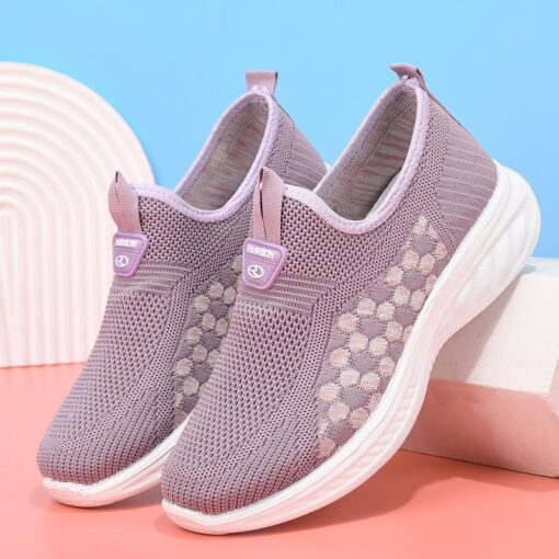 Women Shoes New 2024 Comfort Lightweight Casual Shoes for Women Mesh Breathable Sneakers Women Fashion Flats 2