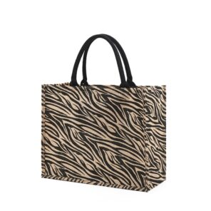 Women Summer Luxury Jute Handbags for Beach Vintage Swallow Gird Printing Shoulder Bags Daily Use Female 5.jpg 640x640 5