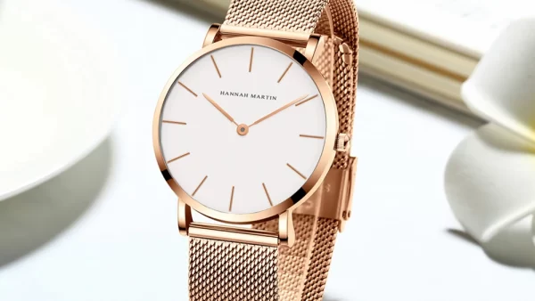 Women Watch Top Brand Dropshipping Japan Quartz Movement 36mm Rose Gold Waterproof Fashionable Nordic Minimalist Ladies